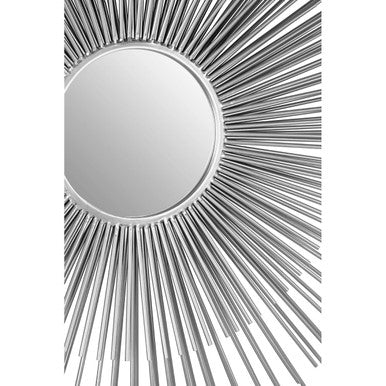 Silver Finish Wall Mirror | Cristi