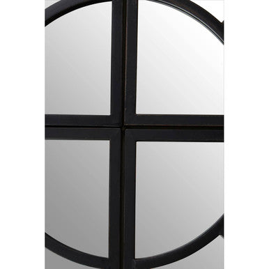 Round Window Pane Wall Mirror | Cosma