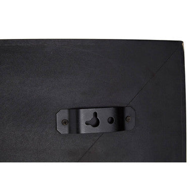 Black Finish Square Wall Mirror | Sabari