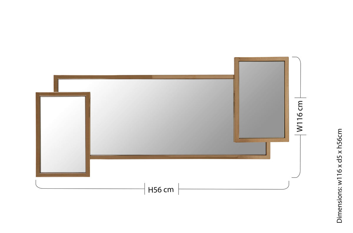 Gold Frame Wall Mirror | Oria