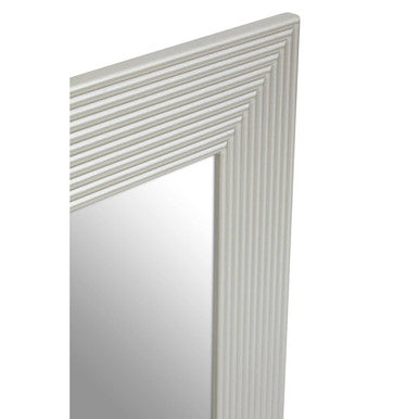 Bevelled Edge Champagne Silver Wall Mirror | Duvali