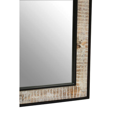 Recycled Wood Rectangular Wall Mirror | Luxor