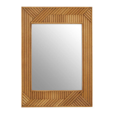 Natural Finish Wall Mirror | Jakara