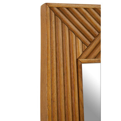 Natural Finish Wall Mirror | Jakara
