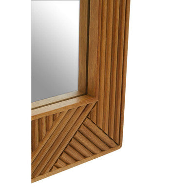 Natural Finish Wall Mirror | Jakara