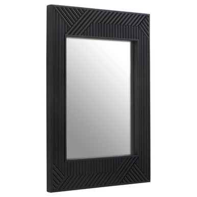 Black Finish Wall Mirror | Jakara