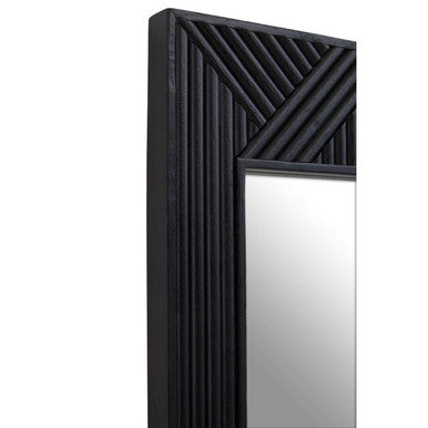 Black Finish Wall Mirror | Jakara