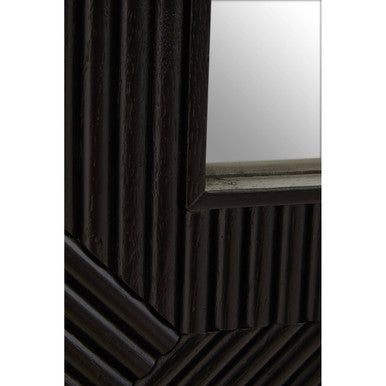 Black Finish Wall Mirror | Jakara