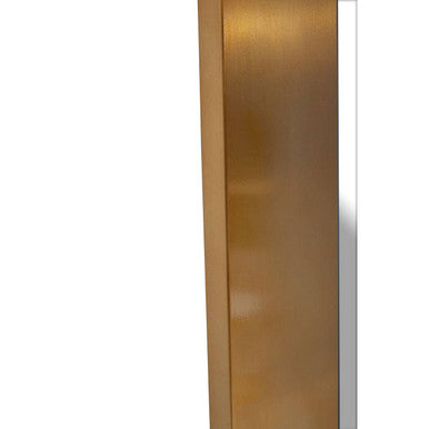 Gold Finish Rectangular Wall Mirror | Grenoble