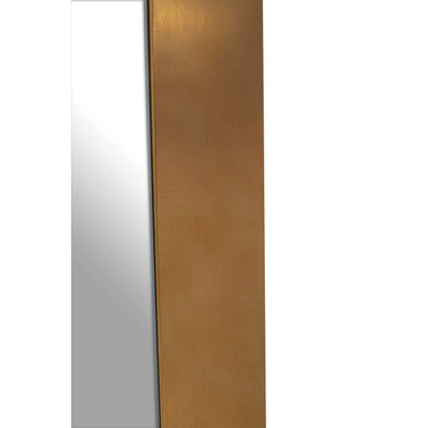 Gold Finish Rectangular Wall Mirror | Grenoble
