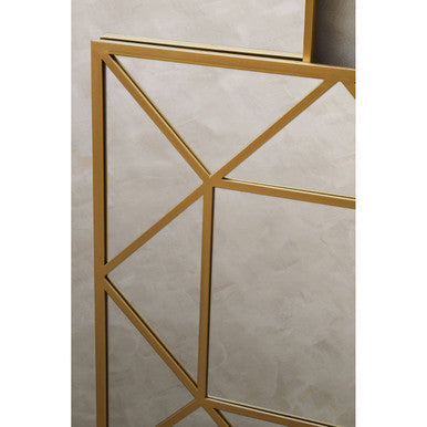 Gold Frame Wall Mirror | Descartes