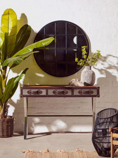 Round Metal Wall Mirror | Descartes