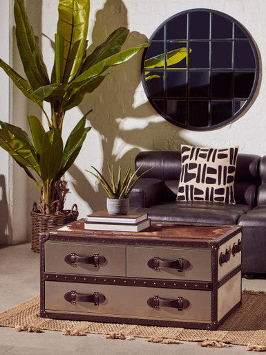 Round Metal Wall Mirror | Descartes