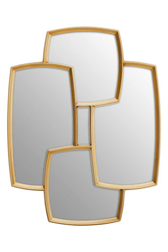 Gold Finish Wall Mirror | Terni