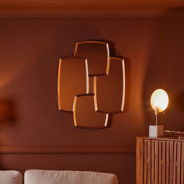 Gold Finish Wall Mirror | Terni