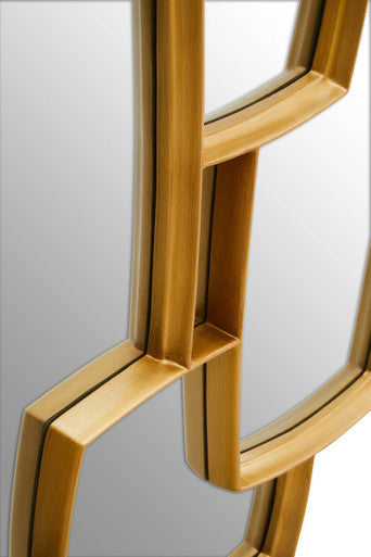 Gold Finish Wall Mirror | Terni