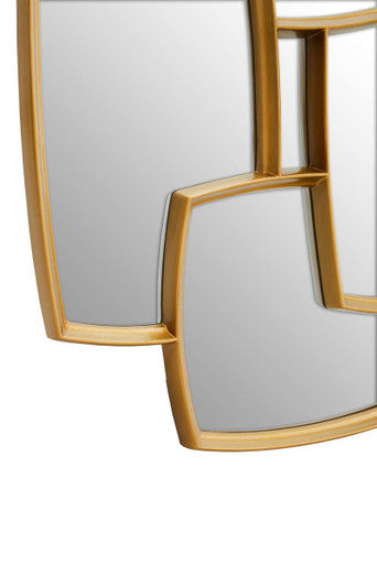 Gold Finish Wall Mirror | Terni