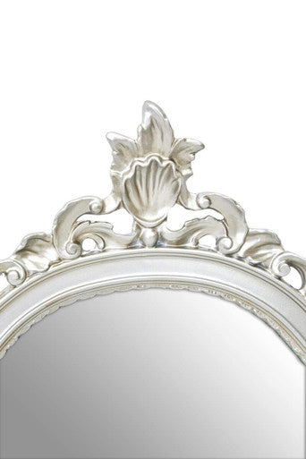 Silver Finish Wall Mirror | Teramo