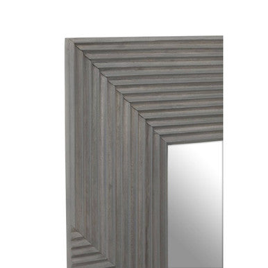 Grey Wash Mango Wood Wall Mirror | Suar