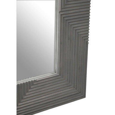 Grey Wash Mango Wood Wall Mirror | Suar