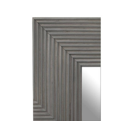 Grey Wash Mango Wood Wall Mirror | Suar