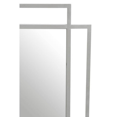 Allure Silver Finish Wall Mirror