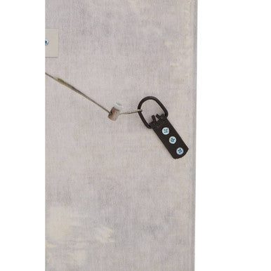 Rectangular Black Wall Mirror with Shell Inlay | Palu