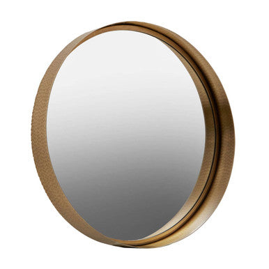 Medium Gold Finish Wall Mirror | Leonov