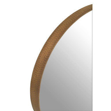 Medium Gold Finish Wall Mirror | Leonov