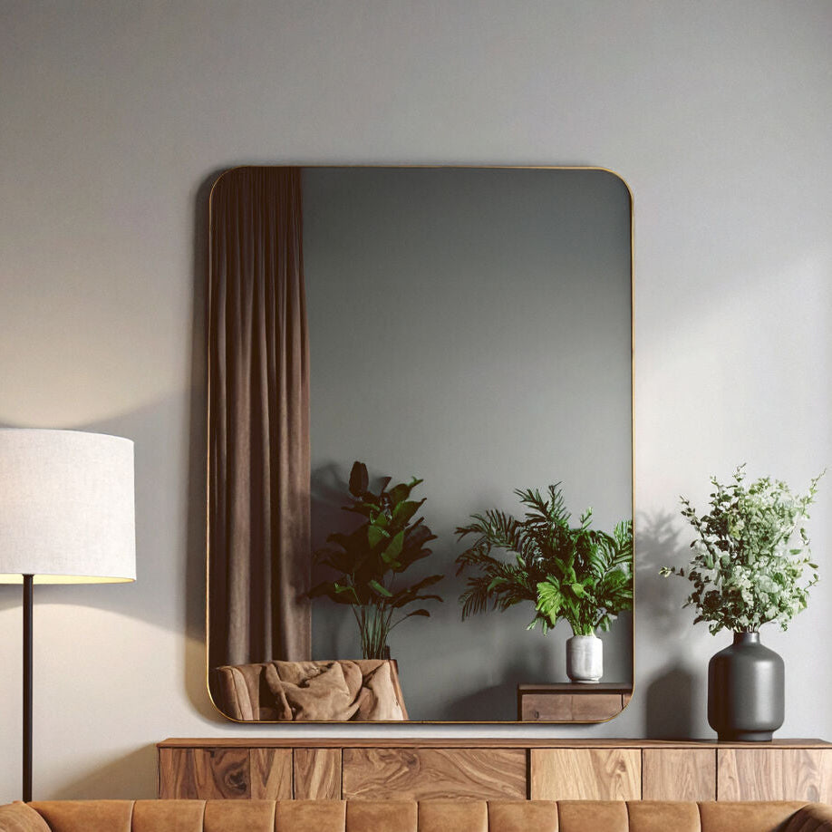 Gold Wall Mirror | Ella