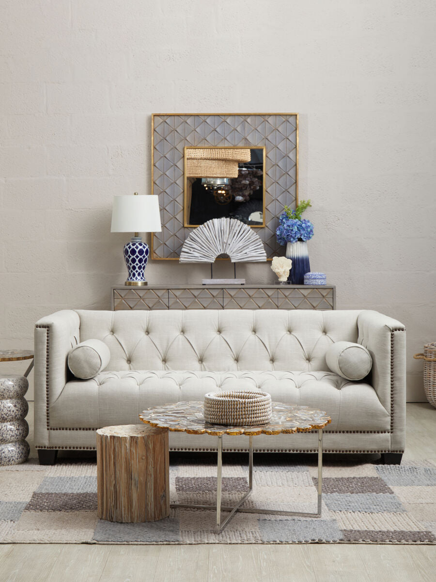 Mango Wood Square Wall Mirror | Siro