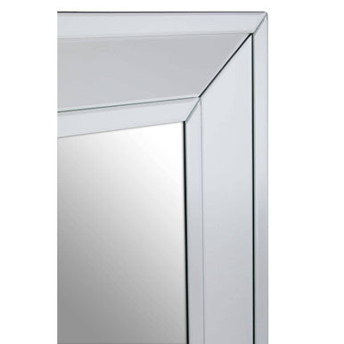 Rectangular Silver Wall Mirror | Jensen