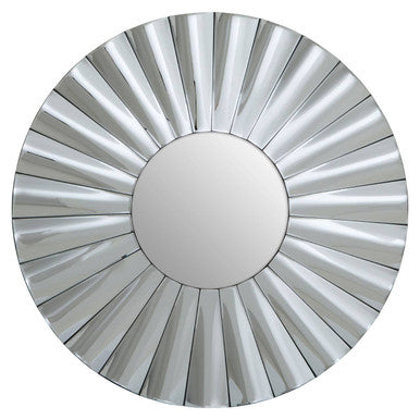 Round Silver Wall Mirror | Jade