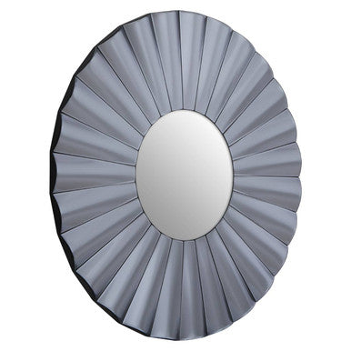 Round Grey Wall Mirror | Jade