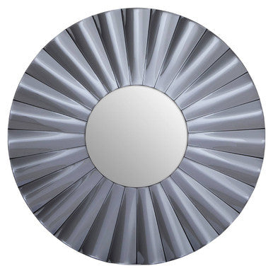 Round Grey Wall Mirror | Jade