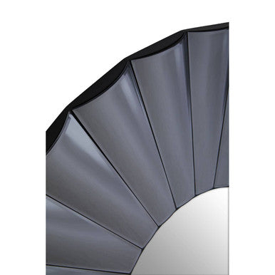 Round Grey Wall Mirror | Jade