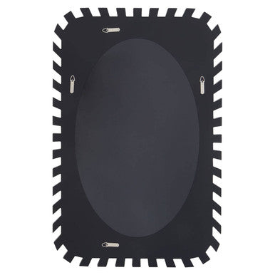 Silver Rectangular Sunburst Wall Mirror | Jade