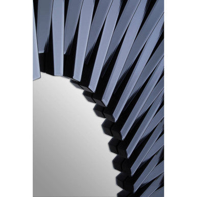 Grey Rectangular Sunburst Wall Mirror | Jade