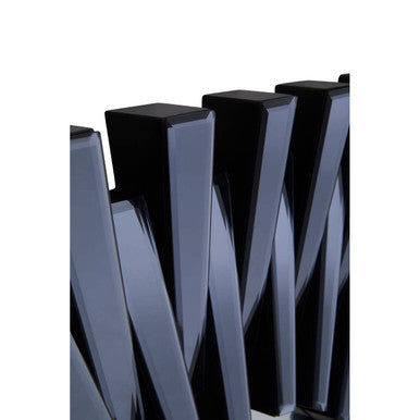 Grey Rectangular Sunburst Wall Mirror | Jade