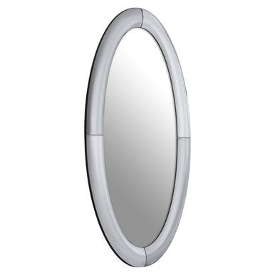 Silver Oval Wall Mirror | Josie