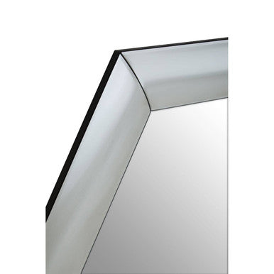 Silver Hexagon Wall Mirror | Josie