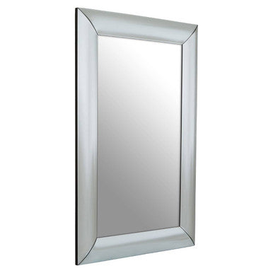 Silver Rectangle Wall Mirror | Josie