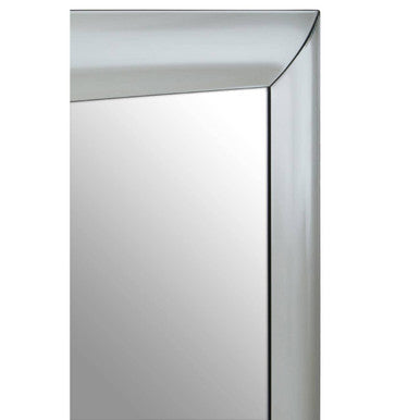 Silver Rectangle Wall Mirror | Josie