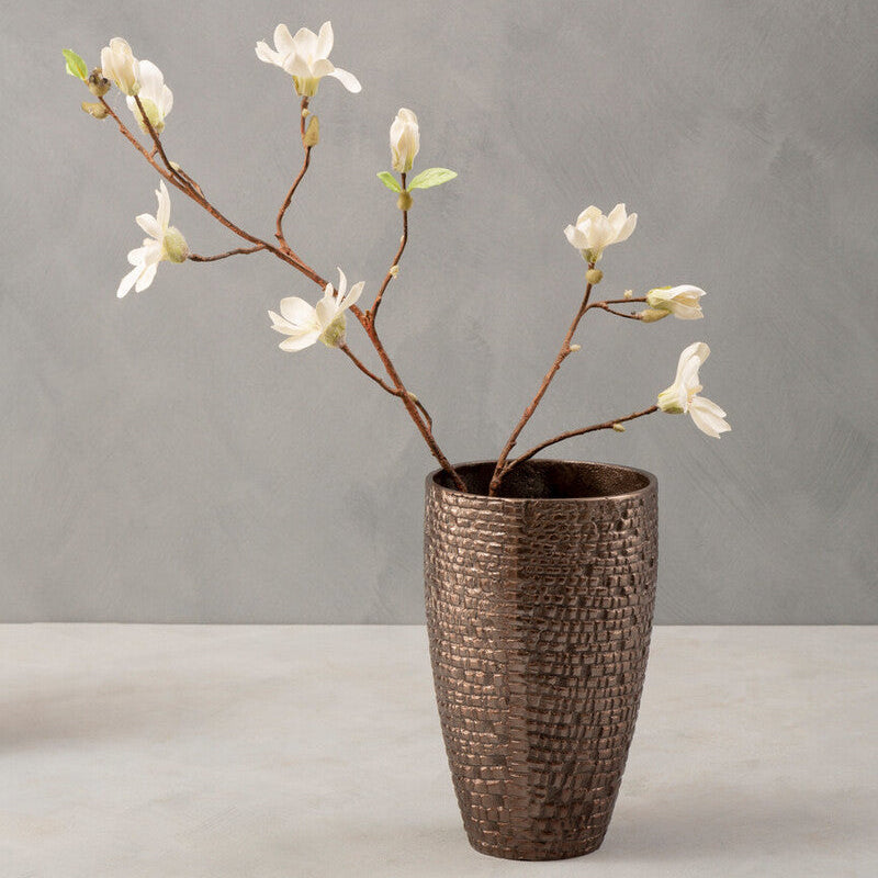 Arya Pewter Finish Small Vase