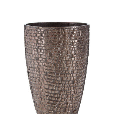 Arya Pewter Finish Small Vase