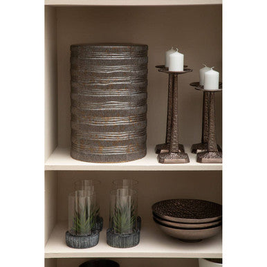 Arya Pewter Finish Decorative Bowl