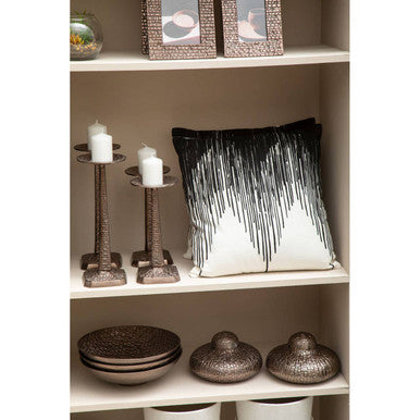 Arya Pewter Finish Decorative Bowl