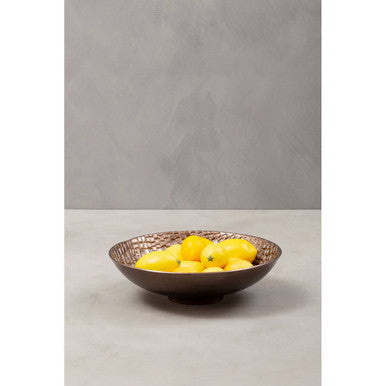 Arya Pewter Finish Decorative Bowl
