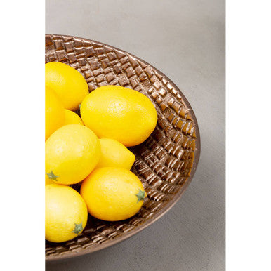 Arya Pewter Finish Decorative Bowl