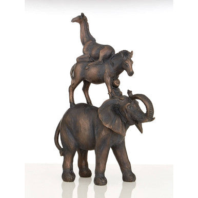 Stacking Animals Sculpture | Boho